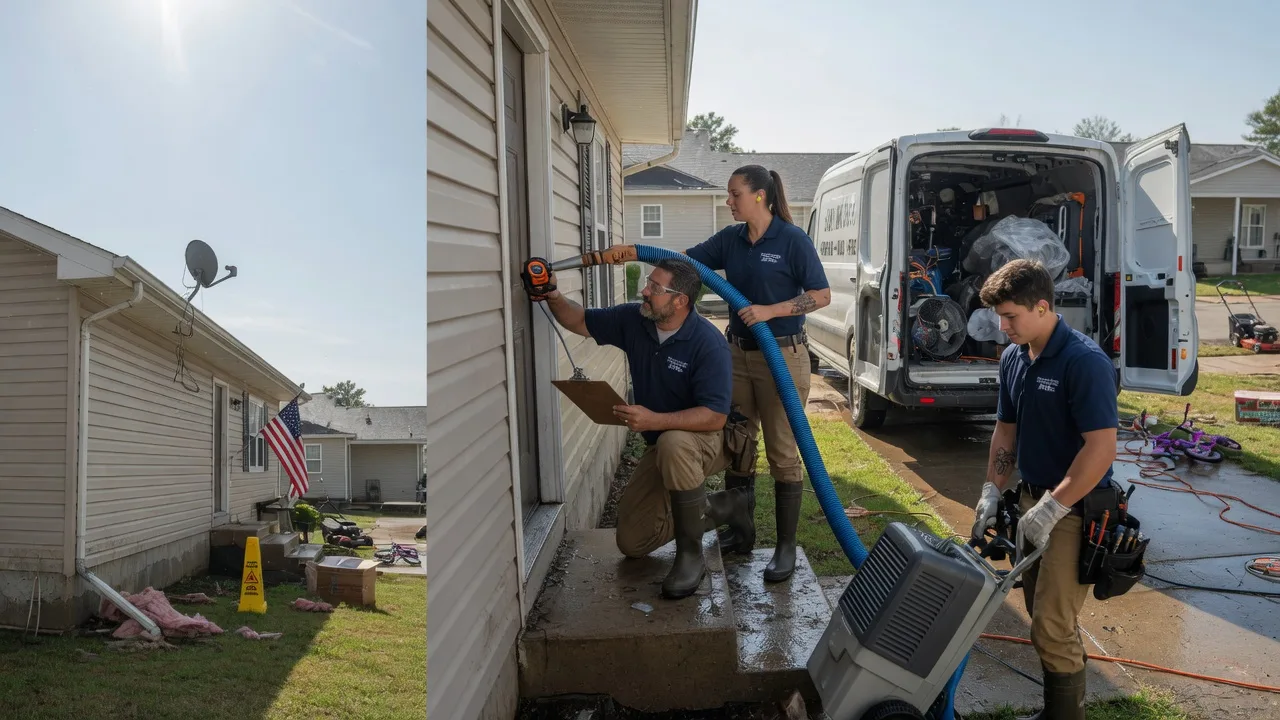 Ceiling Water Damage Restoration in North Lima, OH near me